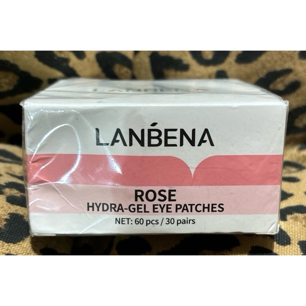 NEW Lanbena Rose Hydro-Gel Eye Patches for Puffy Eyes & Dark Circles, 30‎ Pairs